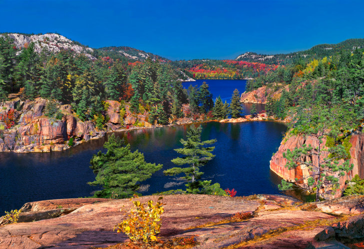 Sheguiandah Lake / George Lake,
            Killarney Provincial Park, Ontario